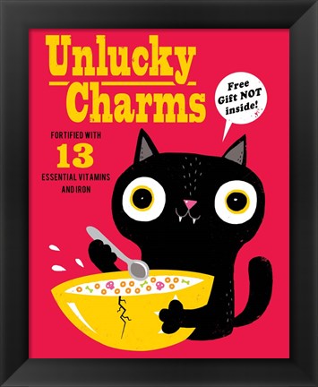 Framed Unlucky Charms Print