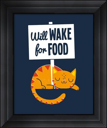 Framed Will Wake for Food Print