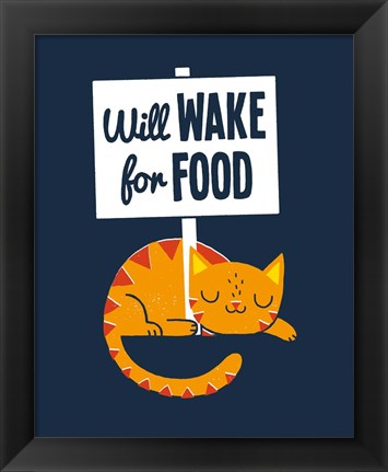 Framed Will Wake for Food Print