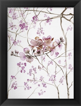 Framed Cherry Blossoms Print