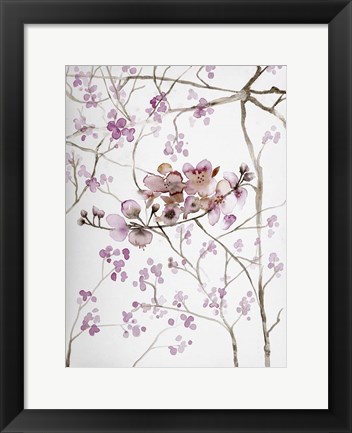 Framed Cherry Blossoms Print