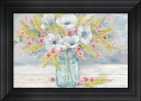 Framed Farmhouse Bouquet Print