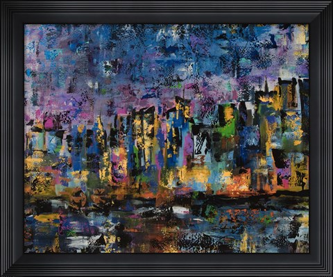 Framed New York Abstract Print