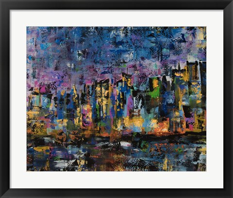 Framed New York Abstract Print