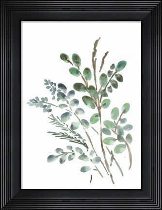 Framed Farmhouse Botanicals II Print