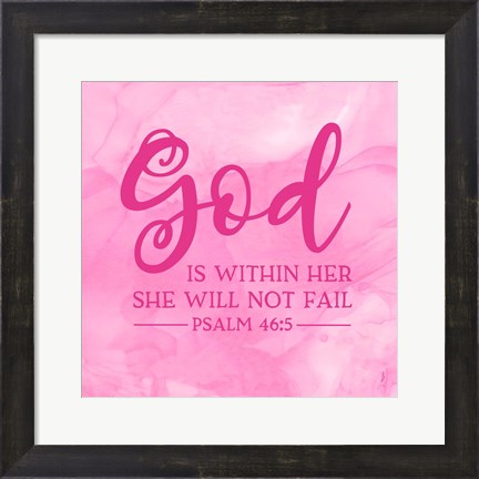 Framed Girl Inspired- God Within Print