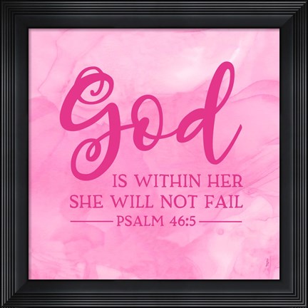 Framed Girl Inspired- God Within Print