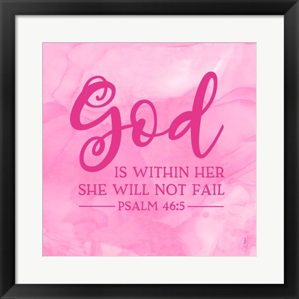 Framed Girl Inspired- God Within Print