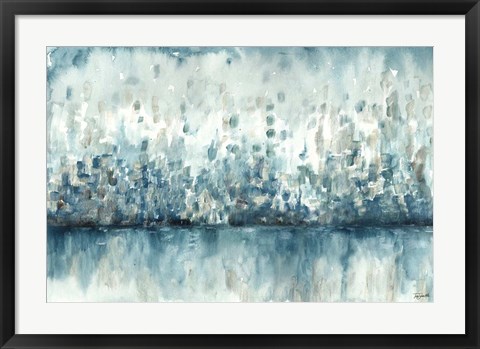 Framed Lakeside Abstract Print