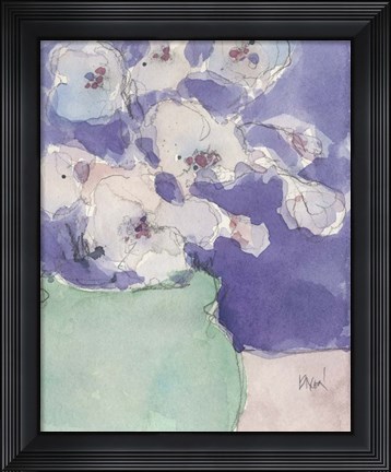 Framed Floral Objects I Print