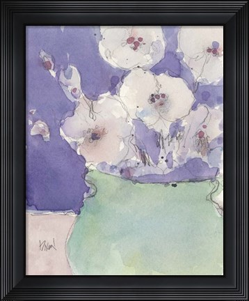 Framed Floral Objects II Print