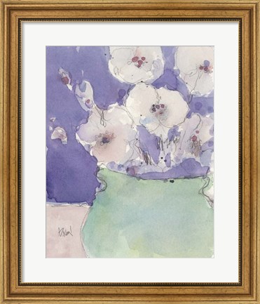Framed Floral Objects II Print