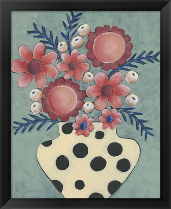 Framed Jamboree Floral II Print