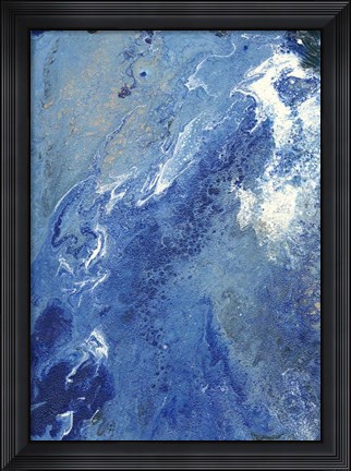 Framed Blue Hawaii I Print