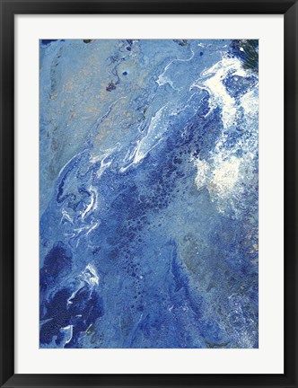 Framed Blue Hawaii I Print