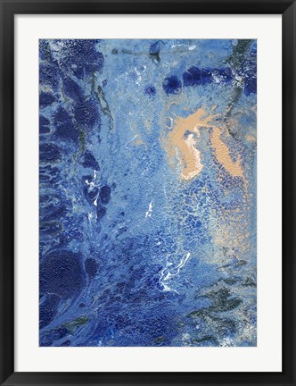 Framed Blue Hawaii II Print