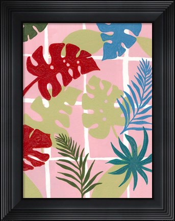 Framed Colorful Tropics II Print