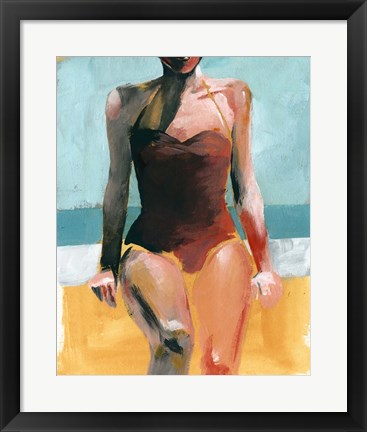 Framed Vintage Swim II Print