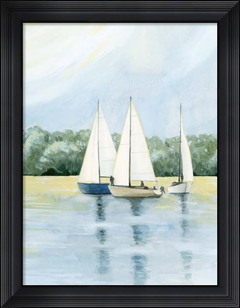 Framed Afternoon Sail I Print