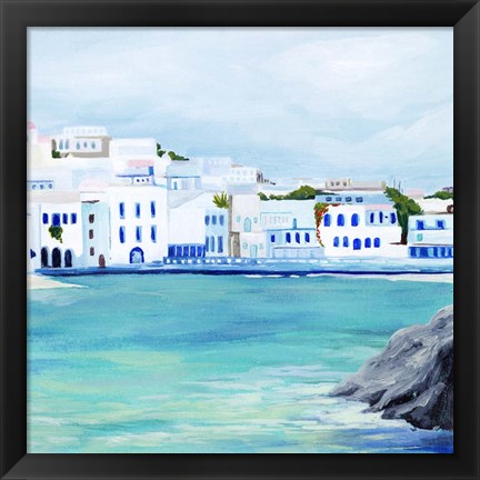 Framed Mykonos II Print