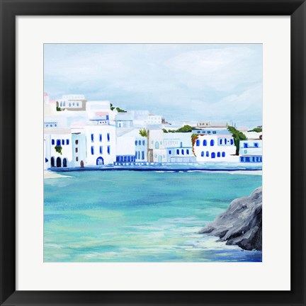 Framed Mykonos II Print