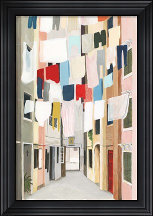Framed Laundry Day I Print