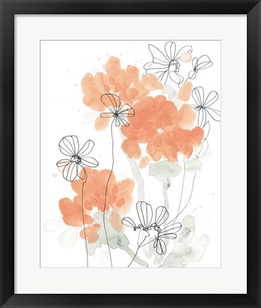 Framed Blush Peonies II Print