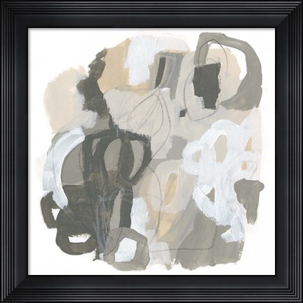 Framed Neutral Cartography I Print