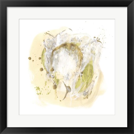 Framed Moss Gold III Print