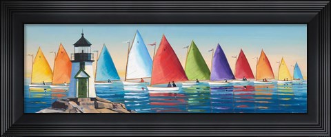 Framed After the Races Print