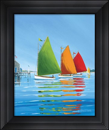 Framed Cape Cod Sail Print