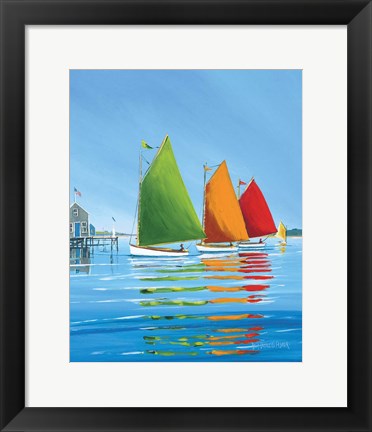 Framed Cape Cod Sail Print