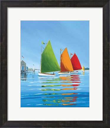 Framed Cape Cod Sail Print