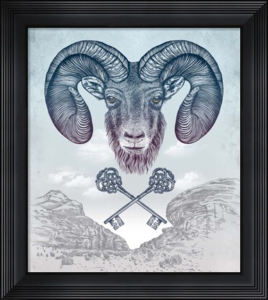 Framed Ram Print