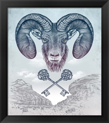 Framed Ram Print