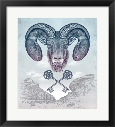 Framed Ram Print