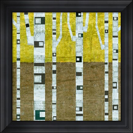 Framed Fall Birches Print