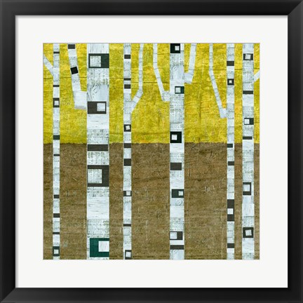 Framed Fall Birches Print