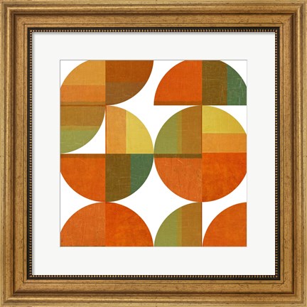 Framed Four Suns Quartered Print