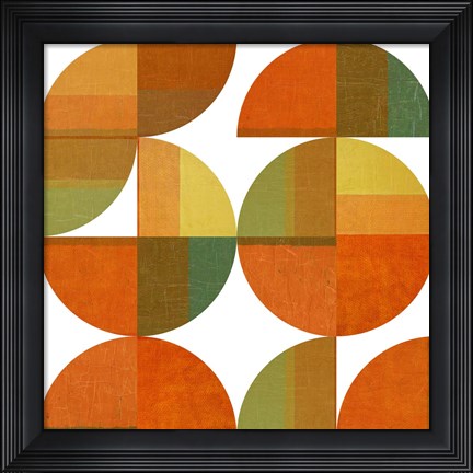 Framed Four Suns Quartered Print