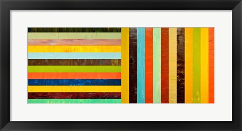 Framed Panel Abstract – Digital Compilation Print