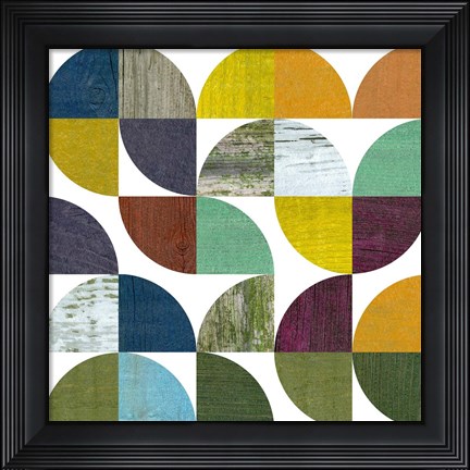 Framed Rustic Rounds 3.0 Print