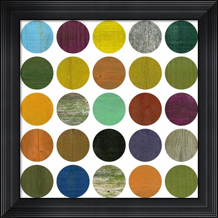 Framed Rustic Rounds 4.0 Print