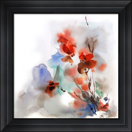 Framed Fall Flowers Print