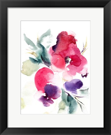 Framed Summer Notes in Pink Print