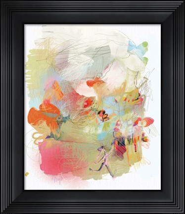 Framed Girl Accomplishes Her Goal Print