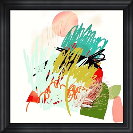 Framed Happy Hills Print