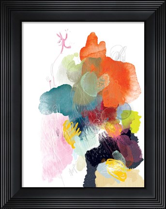 Framed Playful World Print