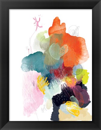 Framed Playful World Print