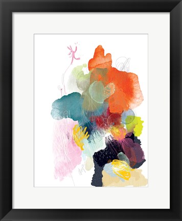 Framed Playful World Print